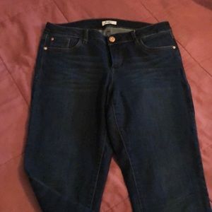 Kensie dark skinny jeans